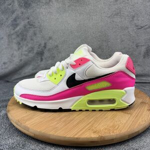 Nike Air Max 90 Shoes Womens Size 8.5 Multicolor Running Sneakers CT1030-100